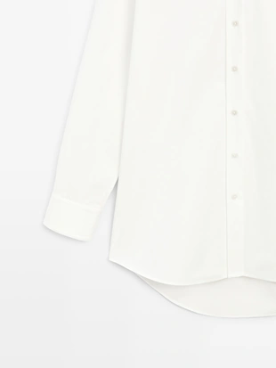 Рубашка LONG LOOSE-FITTING - LIMITED- Заказать в России