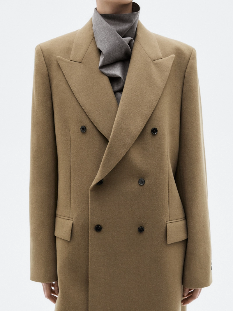 Пиджак из 100% шерсти с двубортной застежкой - limited