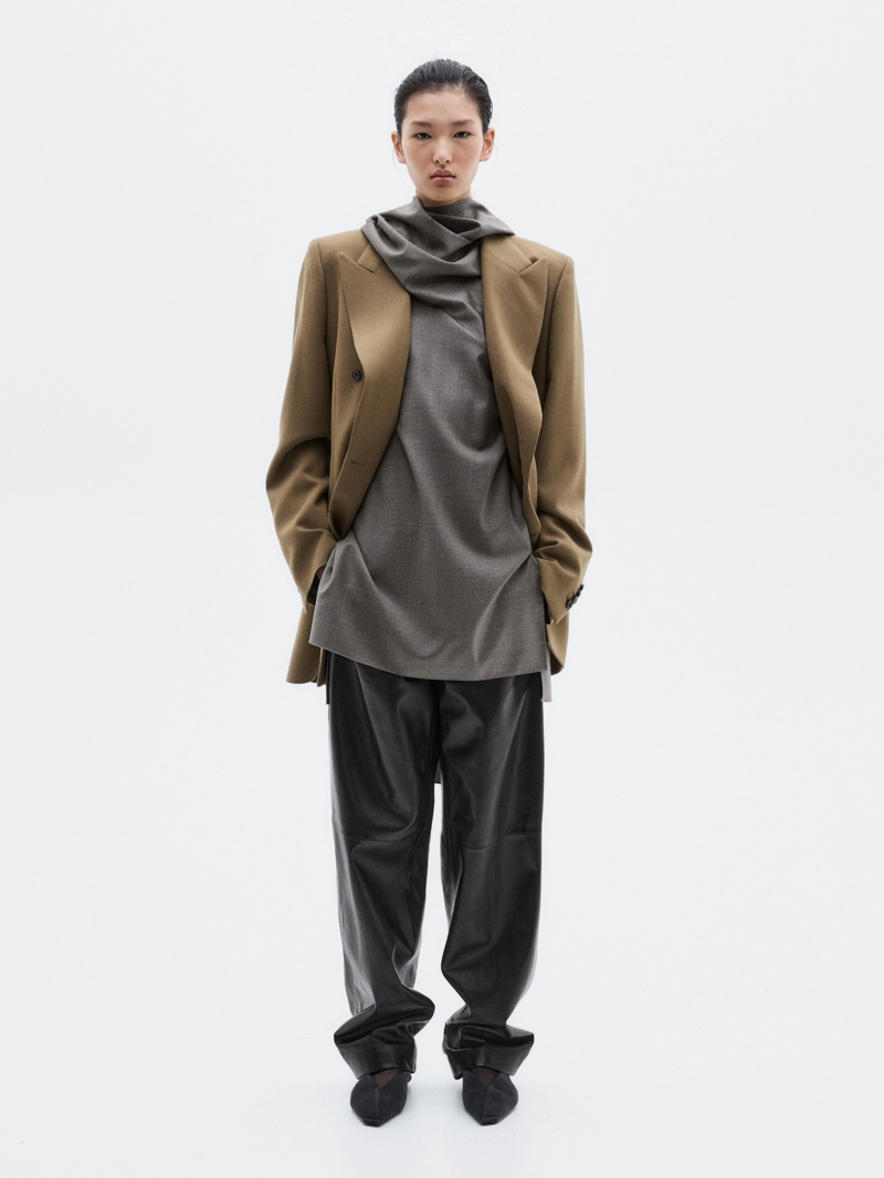 Пиджак из 100% шерсти с двубортной застежкой - limited