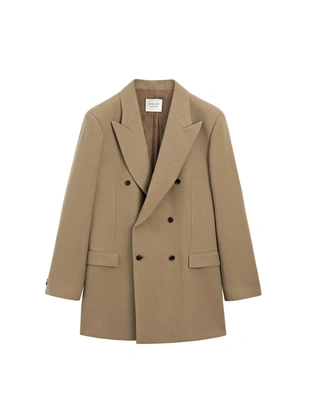 Пиджак из 100% шерсти с двубортной застежкой - LIMITED- Заказать в России