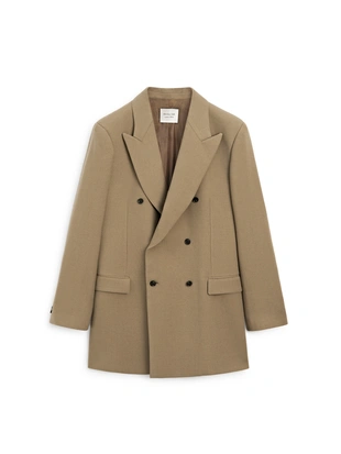 Пиджак из 100% шерсти с двубортной застежкой - LIMITED- Заказать в России