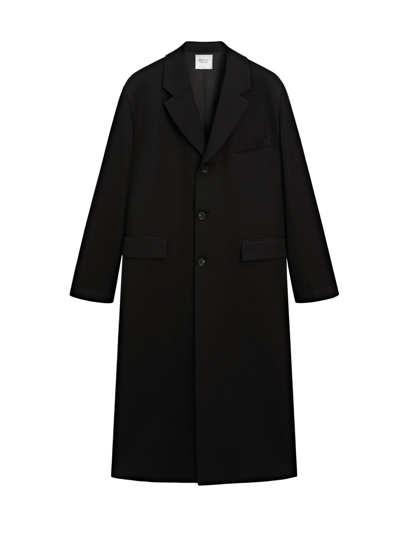 Пальто длинное, 100% шерсть - лимитед