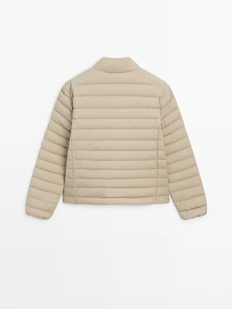 Куртка с утеплителем из смеси пуха и перьев