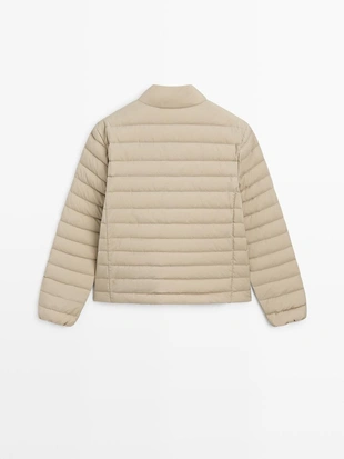 Куртка с утеплителем из смеси пуха и перьев- Заказать в России