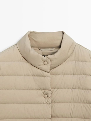 Куртка с утеплителем из смеси пуха и перьев- Заказать в России