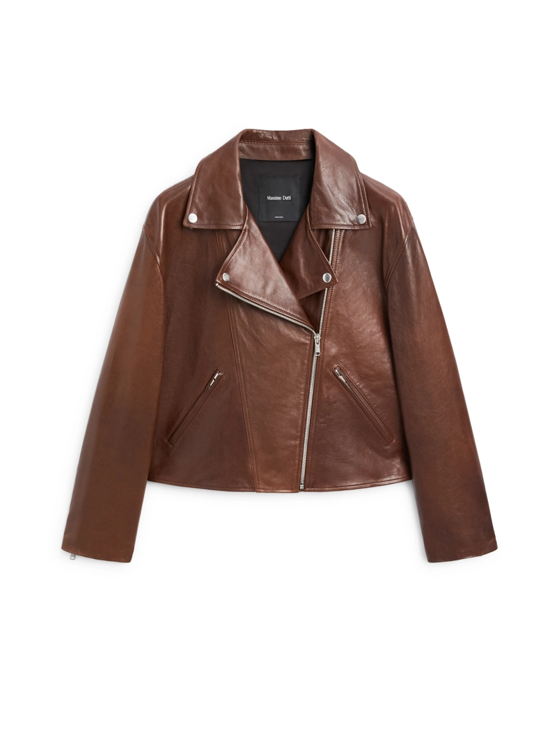 Куртка байкерская из овчины наппа