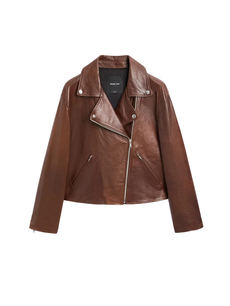 Куртка байкерская из овчины наппа