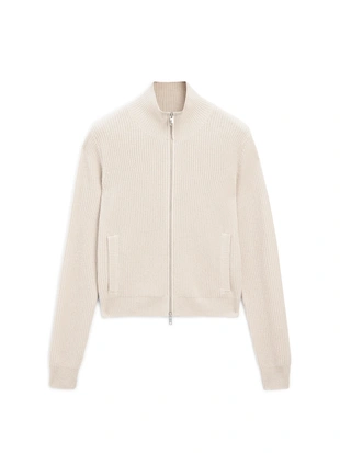 Кардиган с молнией из 100% кашемира- Заказать в России