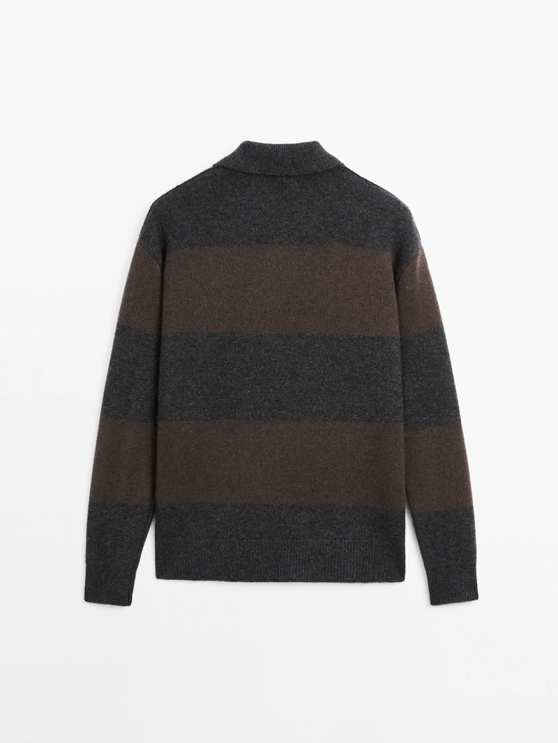 Свитер из 100% кашемира с карманом