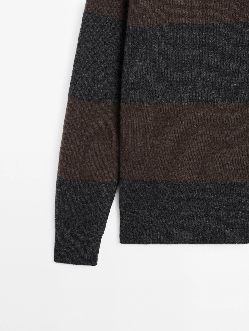 Свитер из 100% кашемира с карманом