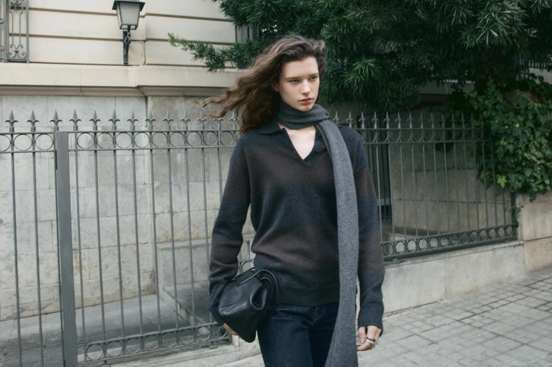 Свитер из 100% кашемира с карманом