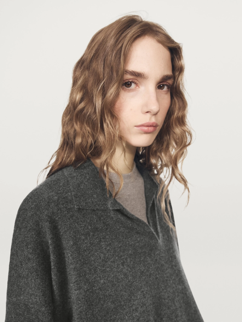 Свитер oversized из 100% кашемира