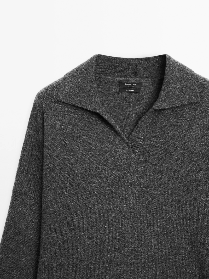 Свитер oversized из 100% кашемира