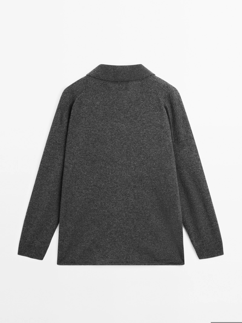 Свитер oversized из 100% кашемира