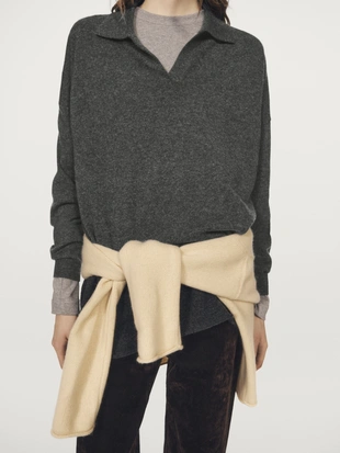 Свитер OVERSIZED из 100% кашемира- Заказать в России