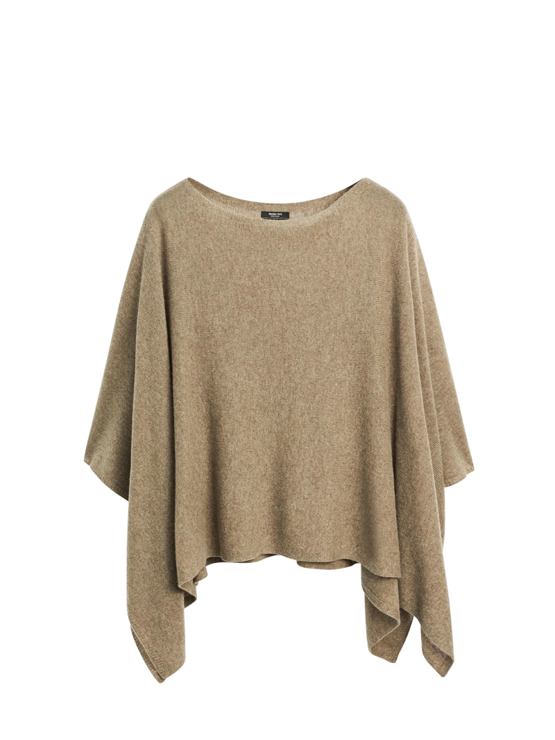 Палантин из 100% шерсти с асимметричным плетением