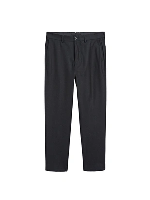 NAVY BLUE|2871/368 - Massimo Dutti Брюки из 100% шерсти вельветово-фланелевые