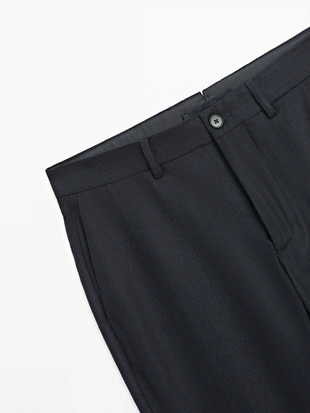 Брюки из 100% шерсти вельветово-фланелевые- Заказать в России