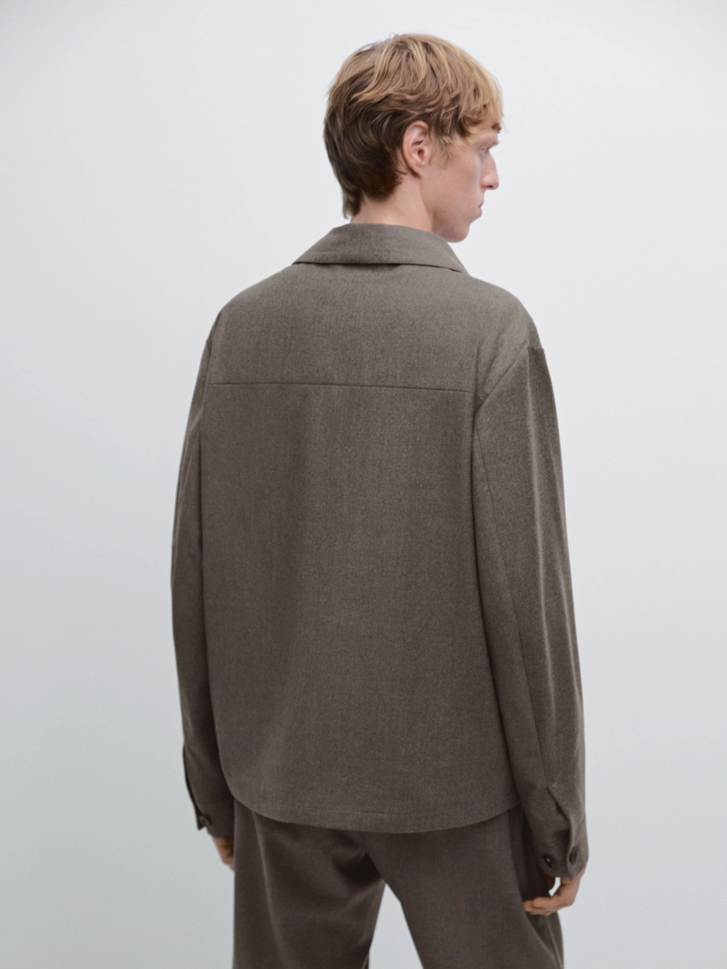 Пиджак из 100% шерсти