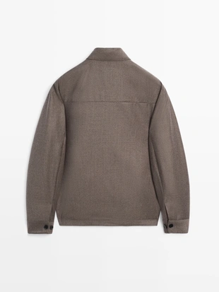 Пиджак из 100% шерсти- Заказать в России