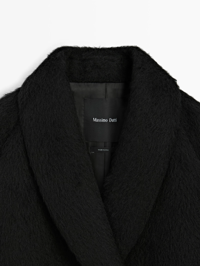 Пальто из альпаки