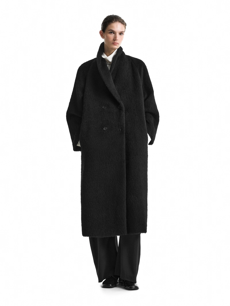 Пальто из альпаки