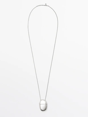 Ожерелье с овальным подвесным ящиком- Заказать в России