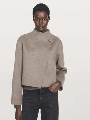 Купить Massimo Dutti Джинсы с расклешенным низом на средней посадке