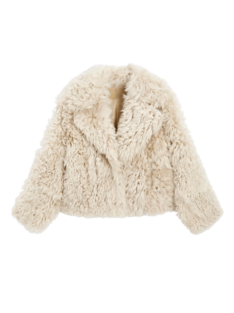 Короткое кожаное пальто - studio