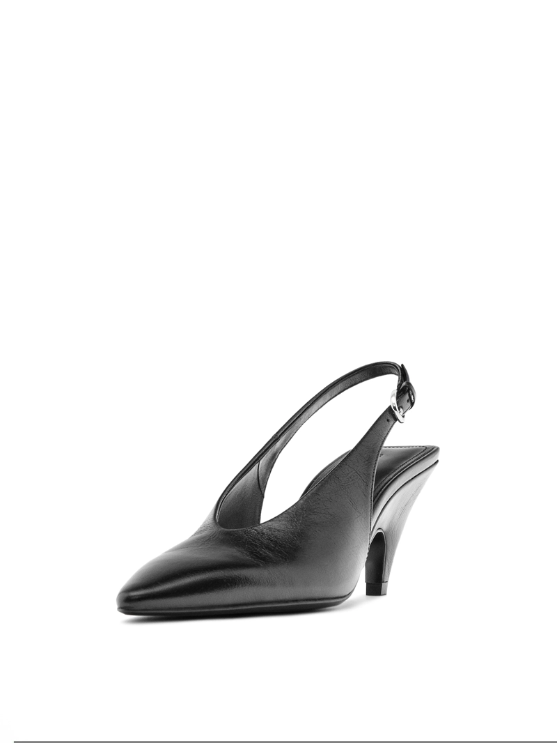 Туфли на высоком каблуке из кожи