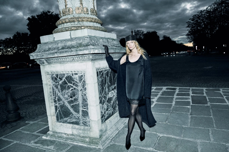 Длинный вязанный кардиган из альпаки