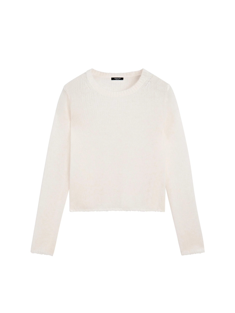 Свитер с круглым вырезом из альпакиевой смеси