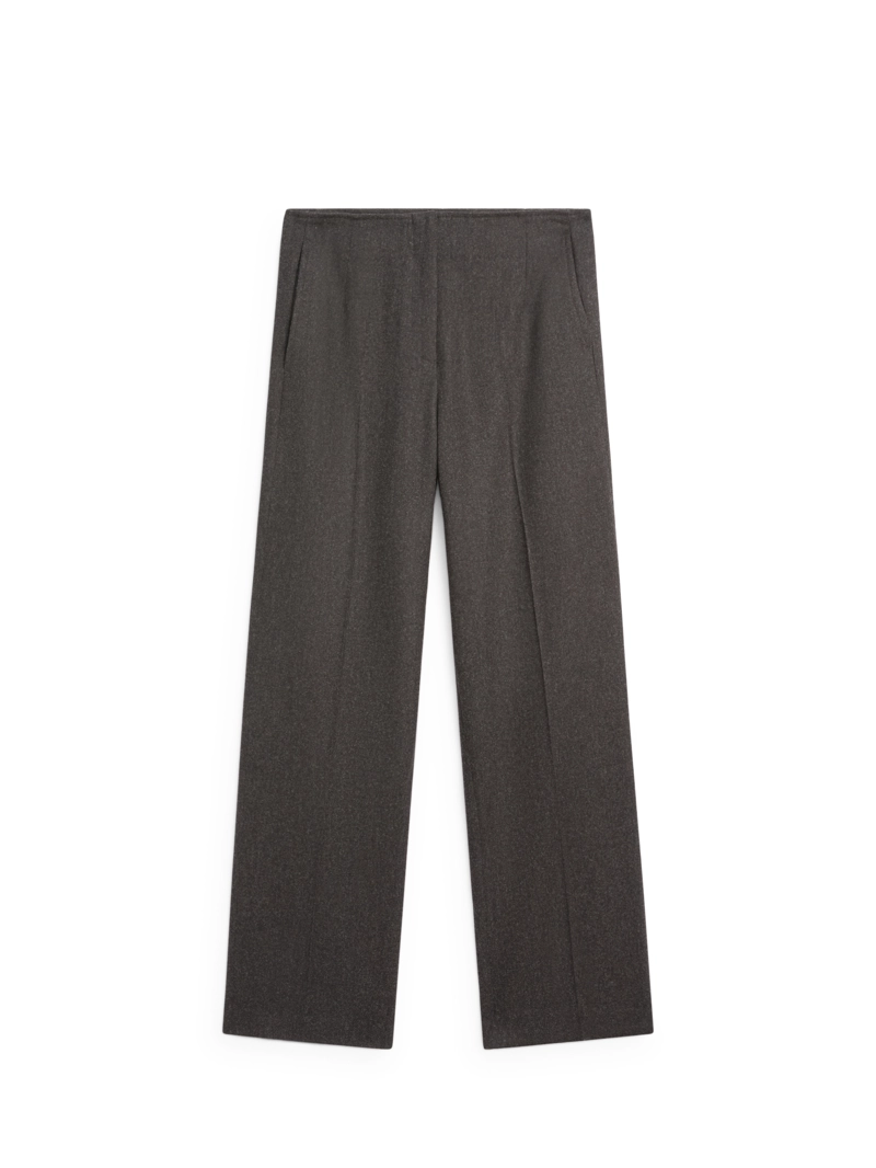 Брюки из 100% шерсти фланели