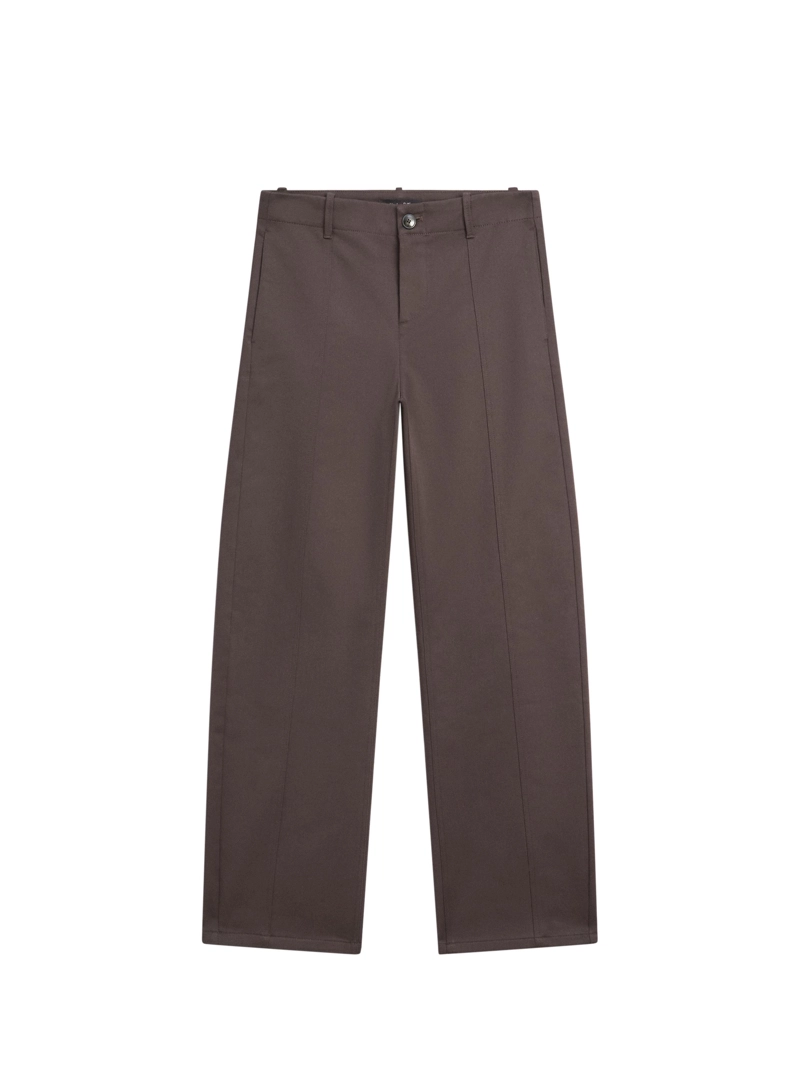 Брюки средней посадки carrot fit