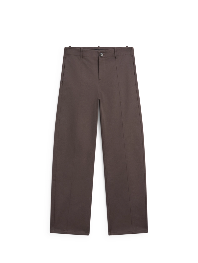 Брюки средней посадки carrot fit