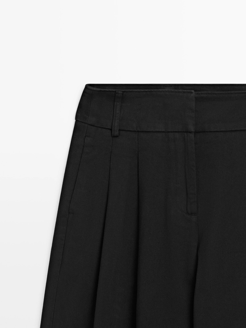 Широкие брюки со стрелками