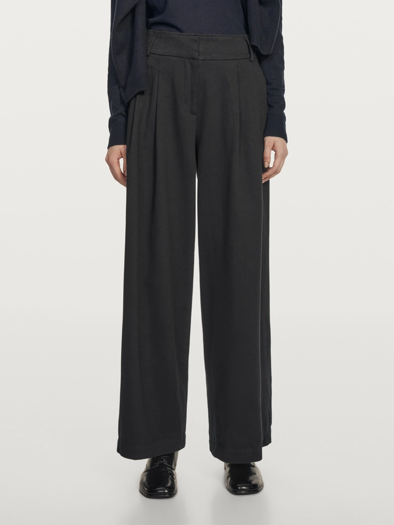 Широкие брюки со стрелками