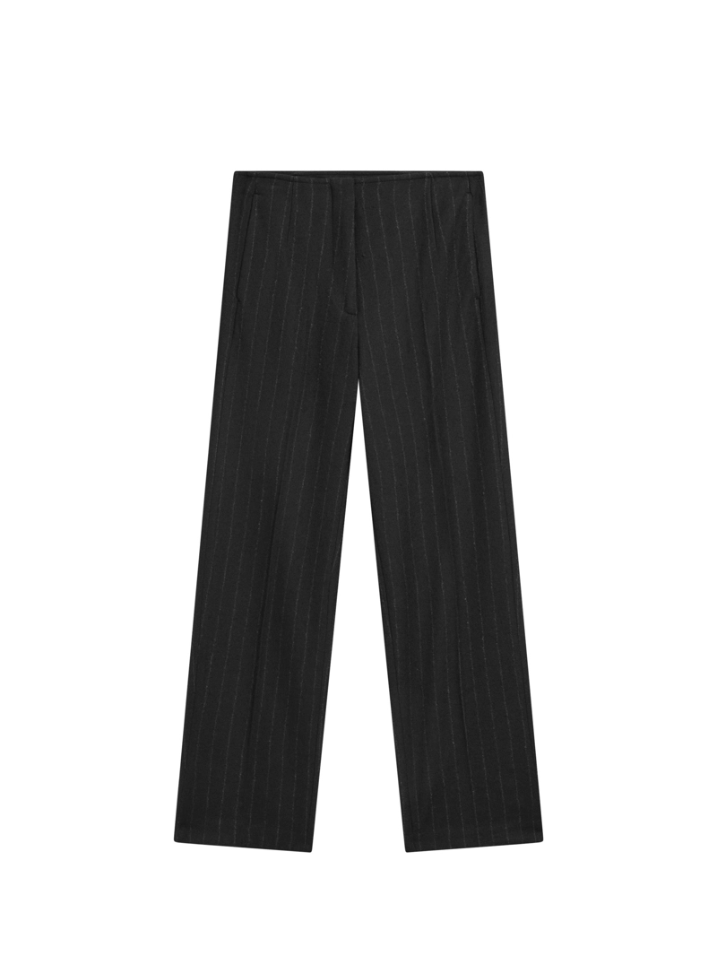 Брюки прямого кроя в полоску