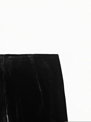 Бархатные широкие брюки- Заказать в России