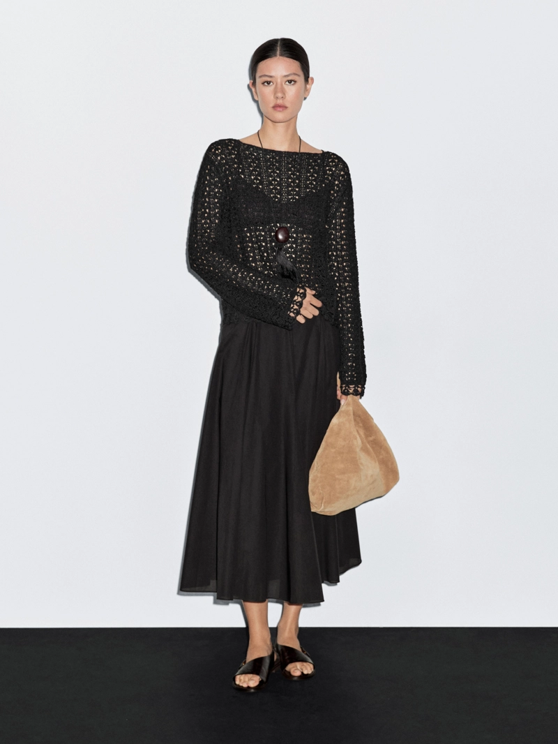 Юбка-клеш из 100% хлопка