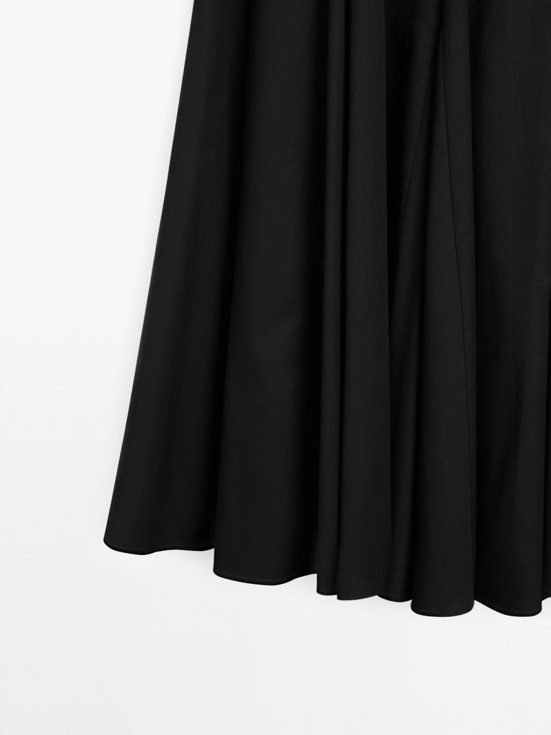 Юбка-клеш из 100% хлопка