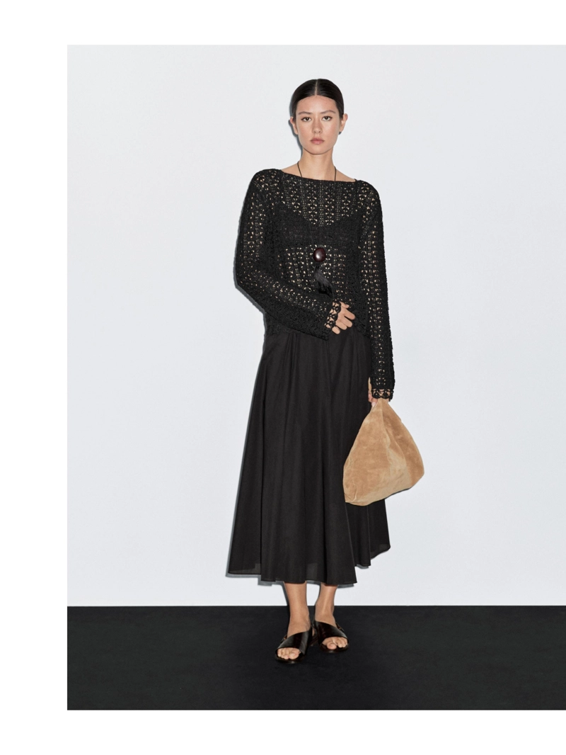 Юбка-клеш из 100% хлопка