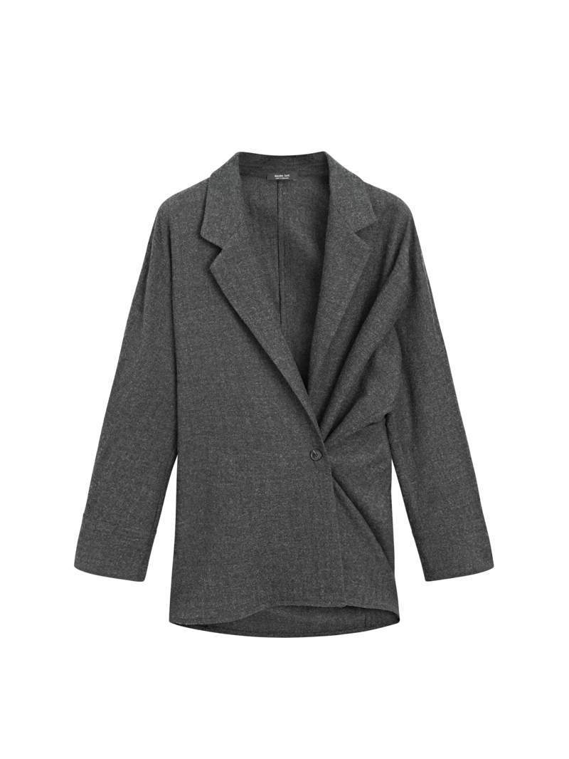 Рубашка из текстурированной 100% шерсти