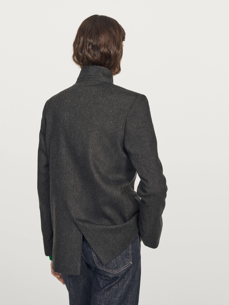 Пиджак из шерстяной смеси на три пуговицы