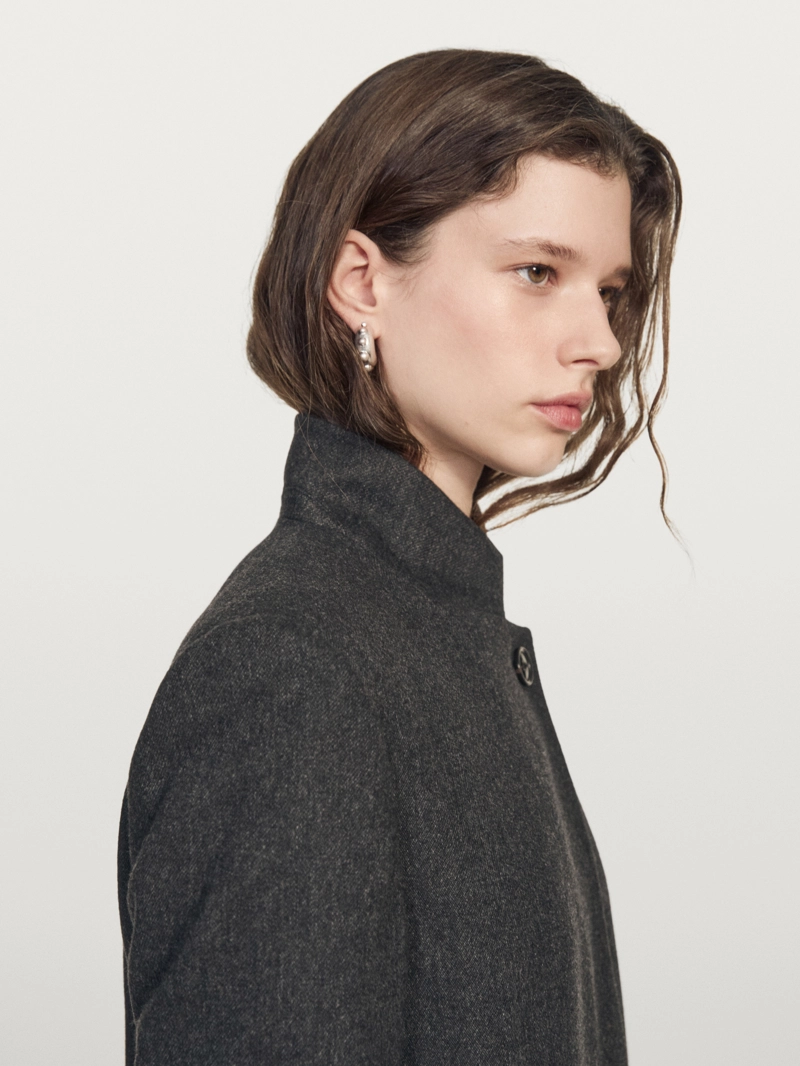 Пиджак из шерстяной смеси на три пуговицы