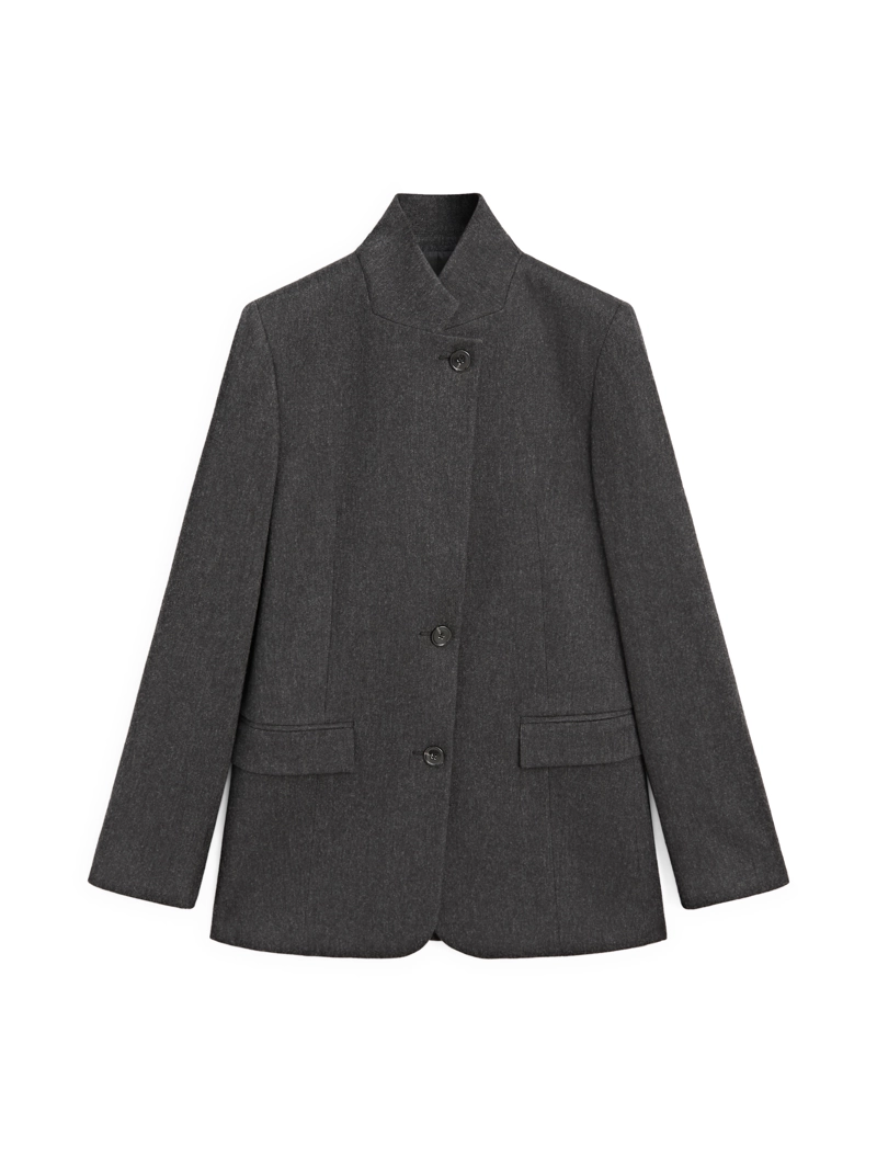 Пиджак из шерстяной смеси на три пуговицы