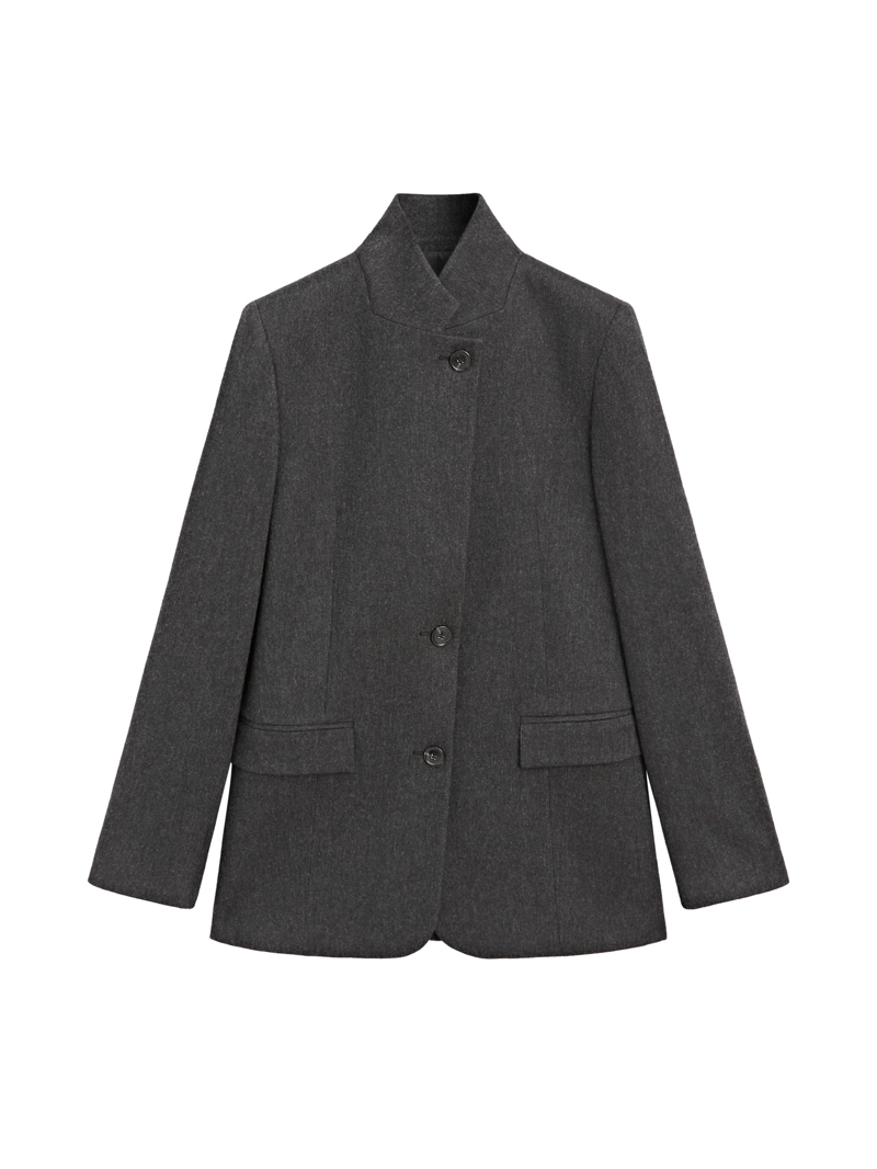 Пиджак из шерстяной смеси на три пуговицы