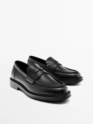 Мягкие кожаные мокасины- Заказать в России