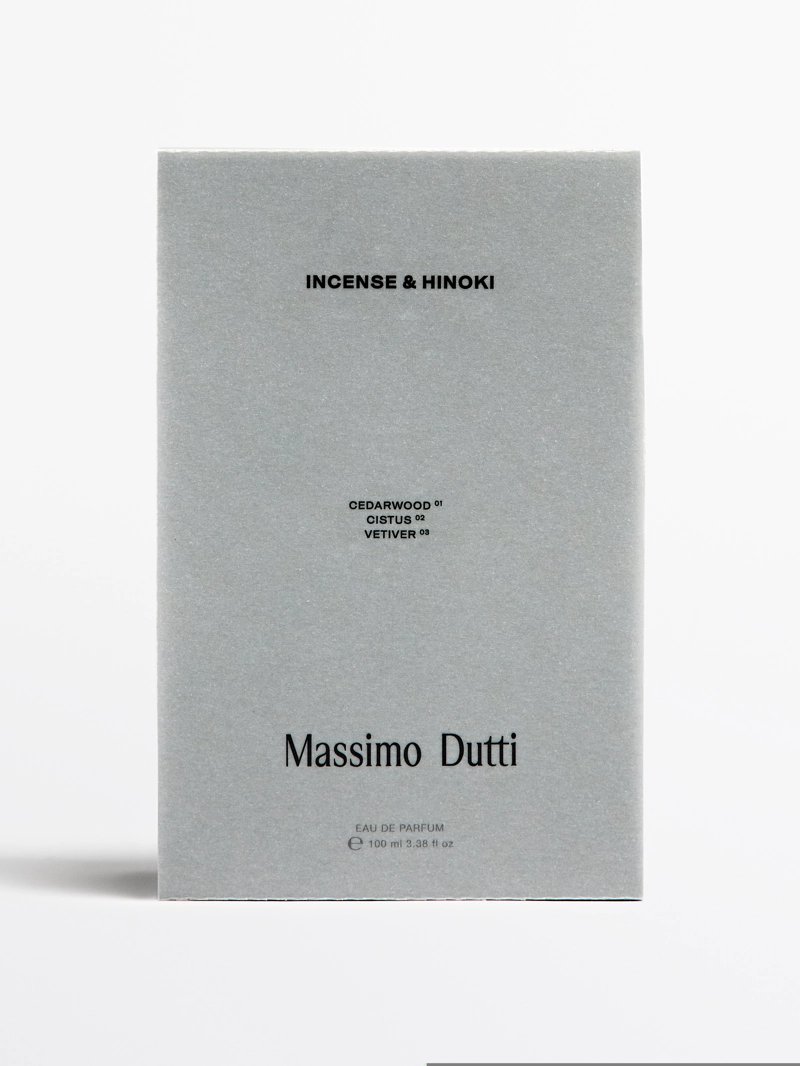 (100 ml) massimo dutti incense & hinoki eau de parfum