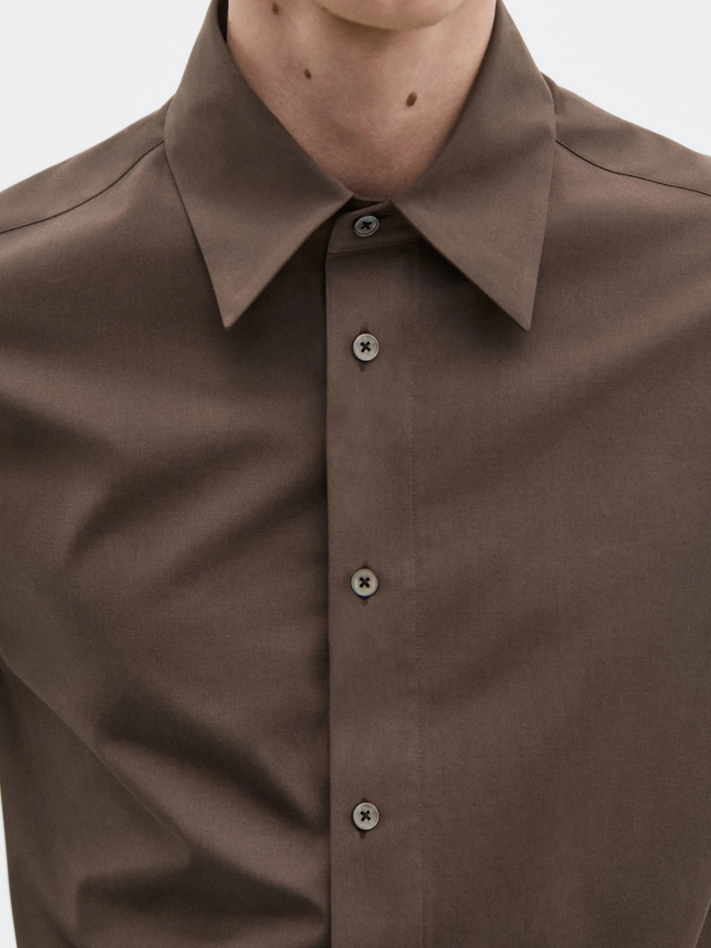 Рубашка свободного кроя из 100% хлопка - limited